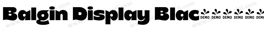 Balgin Display Blac字体转换